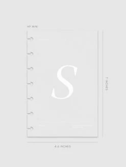 Monogram Vellum Planner Dashboard | S(Monogram Vellum Planner Dashboard S) -Cloth And Paper Shop Monogram Vellum Planner Dashboard HPM S CP 1