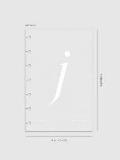 Monogram Vellum Planner Dashboard | J(Monogram Vellum Planner Dashboard J) 22 Monogram Vellum Planner Dashboard | J(Monogram Vellum Planner Dashboard J) -Cloth And Paper Shop Monogram Vellum Planner Dashboard J HPM CP 1