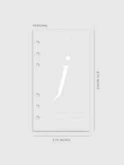 Monogram Vellum Planner Dashboard | J(Monogram Vellum Planner Dashboard J) 23 Monogram Vellum Planner Dashboard | J(Monogram Vellum Planner Dashboard J) -Cloth And Paper Shop Monogram Vellum Planner Dashboard J Personal CP 1