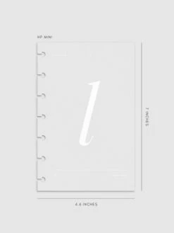 Monogram Vellum Planner Dashboard | L(Monogram Vellum Planner Dashboard L) 22 Monogram Vellum Planner Dashboard | L(Monogram Vellum Planner Dashboard L) -Cloth And Paper Shop Monogram Vellum Planner Dashboard L HPM CP 1