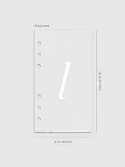 Monogram Vellum Planner Dashboard | L(Monogram Vellum Planner Dashboard L) 23 Monogram Vellum Planner Dashboard | L(Monogram Vellum Planner Dashboard L) -Cloth And Paper Shop Monogram Vellum Planner Dashboard L Personal CP 1