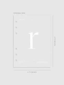 Monogram Vellum Planner Dashboard | R(Monogram Vellum Planner Dashboard R) 21 Monogram Vellum Planner Dashboard | R(Monogram Vellum Planner Dashboard R) -Cloth And Paper Shop Monogram Vellum Planner Dashboard Personal Wide R CP 1