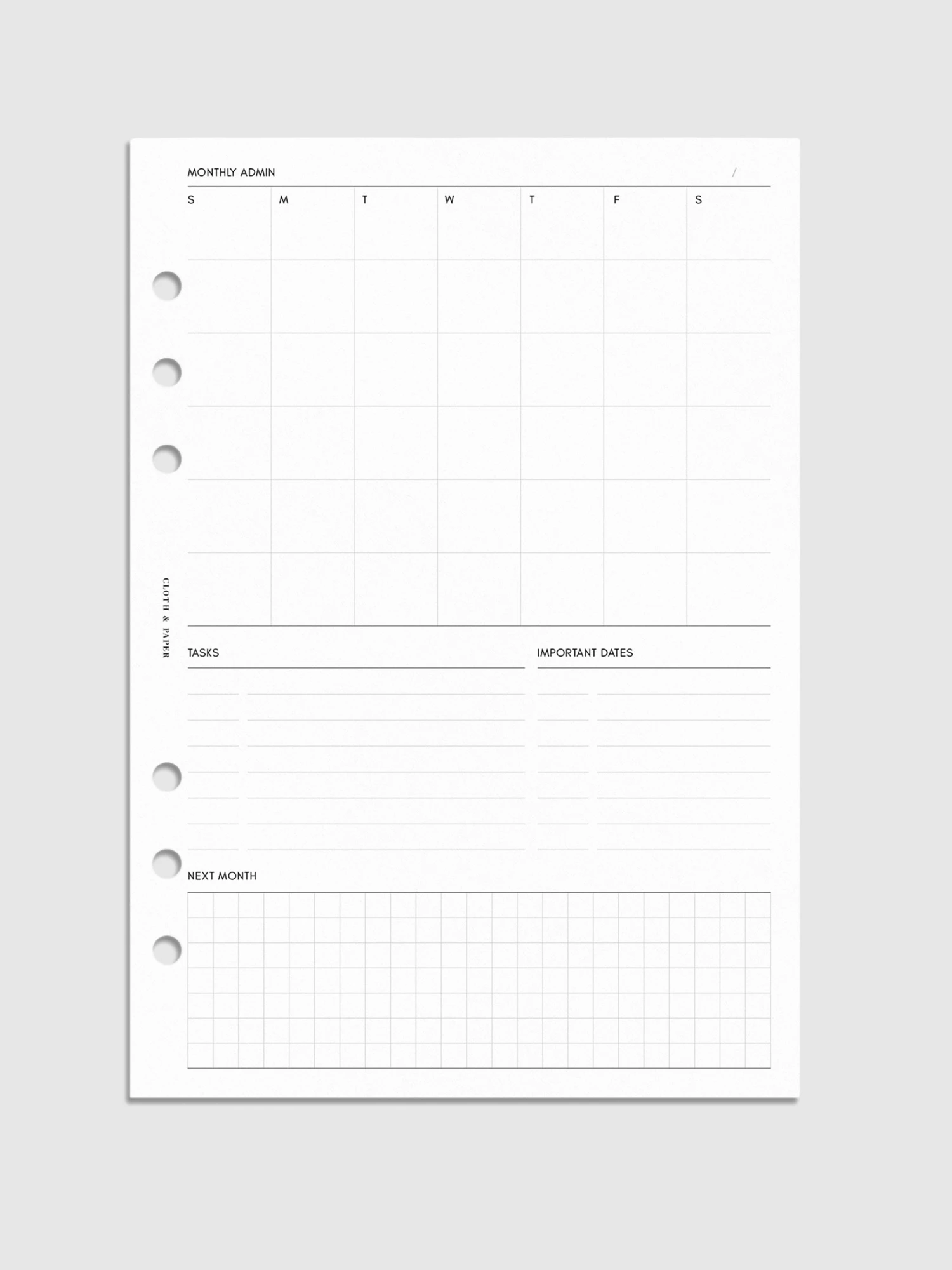 Monthly Admin Planner Inserts | Sunday Start(Monthly Admin Planner Inserts Sunday Start) 1 Monthly Admin Planner Inserts | Sunday Start(Monthly Admin Planner Inserts Sunday Start)