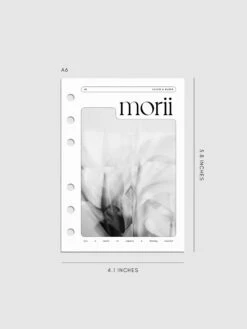 Morii Planner Dashboard(Morii Planner Dashboard) 16 Morii Planner Dashboard(Morii Planner Dashboard) -Cloth And Paper Shop Morii Planner Dashboard A6 CP 1