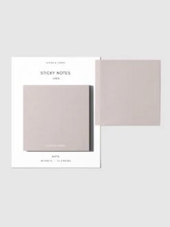 Note Neutrality Sticky Notes(Note Neutrality Sticky Notes) 19 Note Neutrality Sticky Notes(Note Neutrality Sticky Notes) -Cloth And Paper Shop Note Neutrality Sticky Notes Matte Linen CP 2