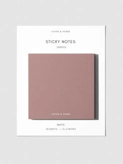 Note Neutrality Sticky Notes(Note Neutrality Sticky Notes) 24 Note Neutrality Sticky Notes(Note Neutrality Sticky Notes) -Cloth And Paper Shop Note Neutrality Sticky Notes Matte Saddle CP 2