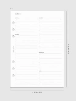 Packing List Inserts(Packing List Inserts) 19 Packing List Inserts(Packing List Inserts) -Cloth And Paper Shop Packing List Inserts A5 CP 1