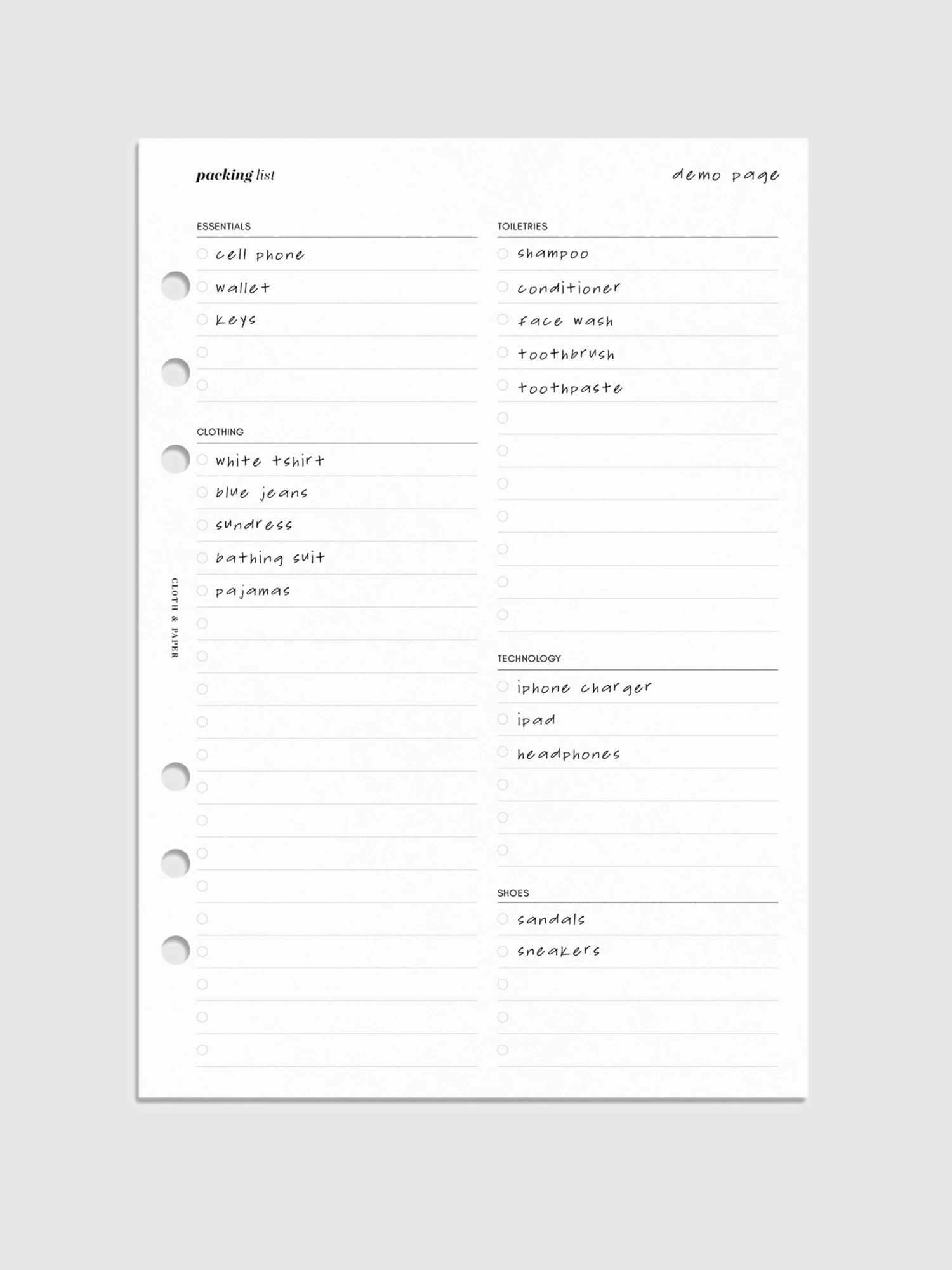 Packing List Inserts(Packing List Inserts) 1 Packing List Inserts(Packing List Inserts)