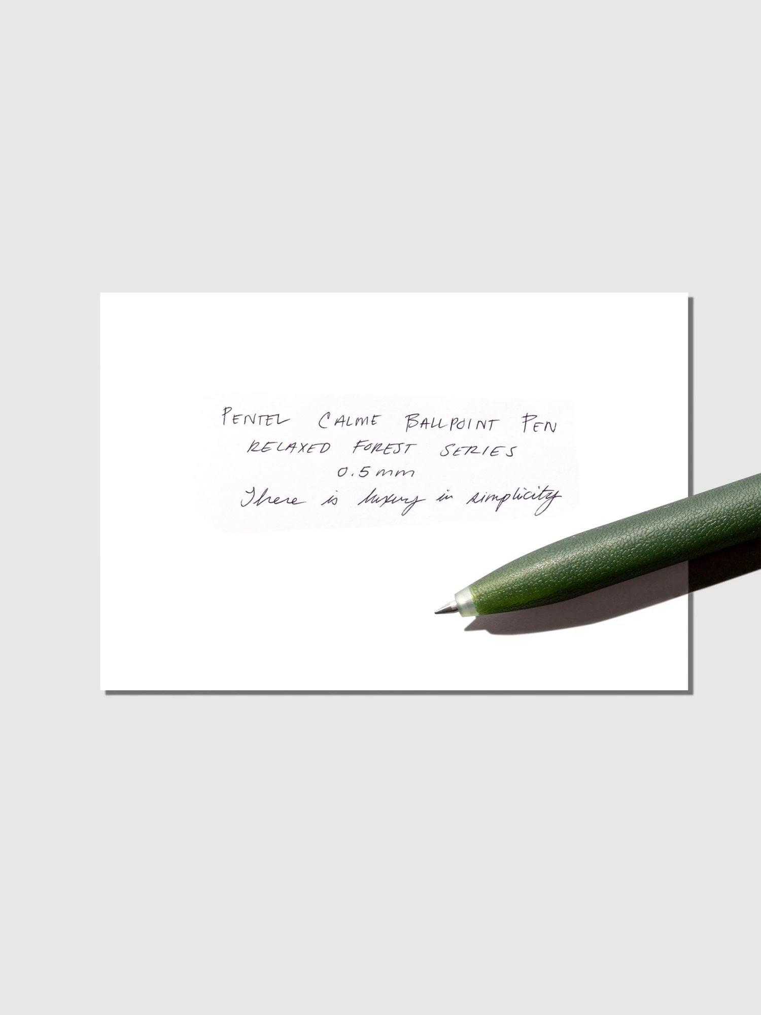 Pentel Calme Ballpoint Pen | Relaxed Forest Series | 0.5 Mm(Pentel Calme Ballpoint Pen Relaxed Forest Series 0 5 Mm) 8 Pentel Calme Ballpoint Pen | Relaxed Forest Series | 0.5 Mm(Pentel Calme Ballpoint Pen Relaxed Forest Series 0 5 Mm) - Image 8