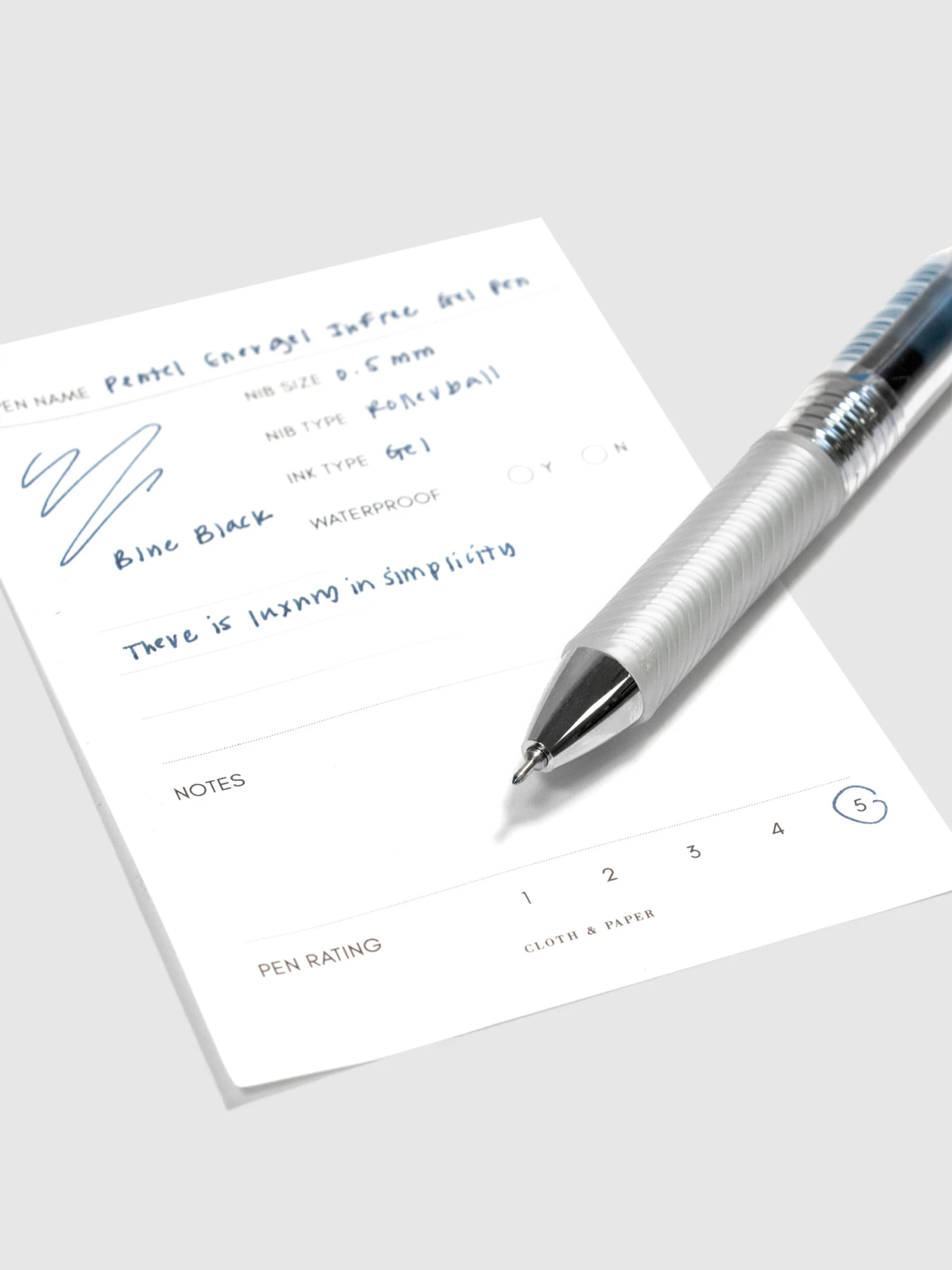 Pentel EnerGel Infree Gel Pen(Pentel Energel Infree) 6 Pentel EnerGel Infree Gel Pen(Pentel Energel Infree) - Image 6