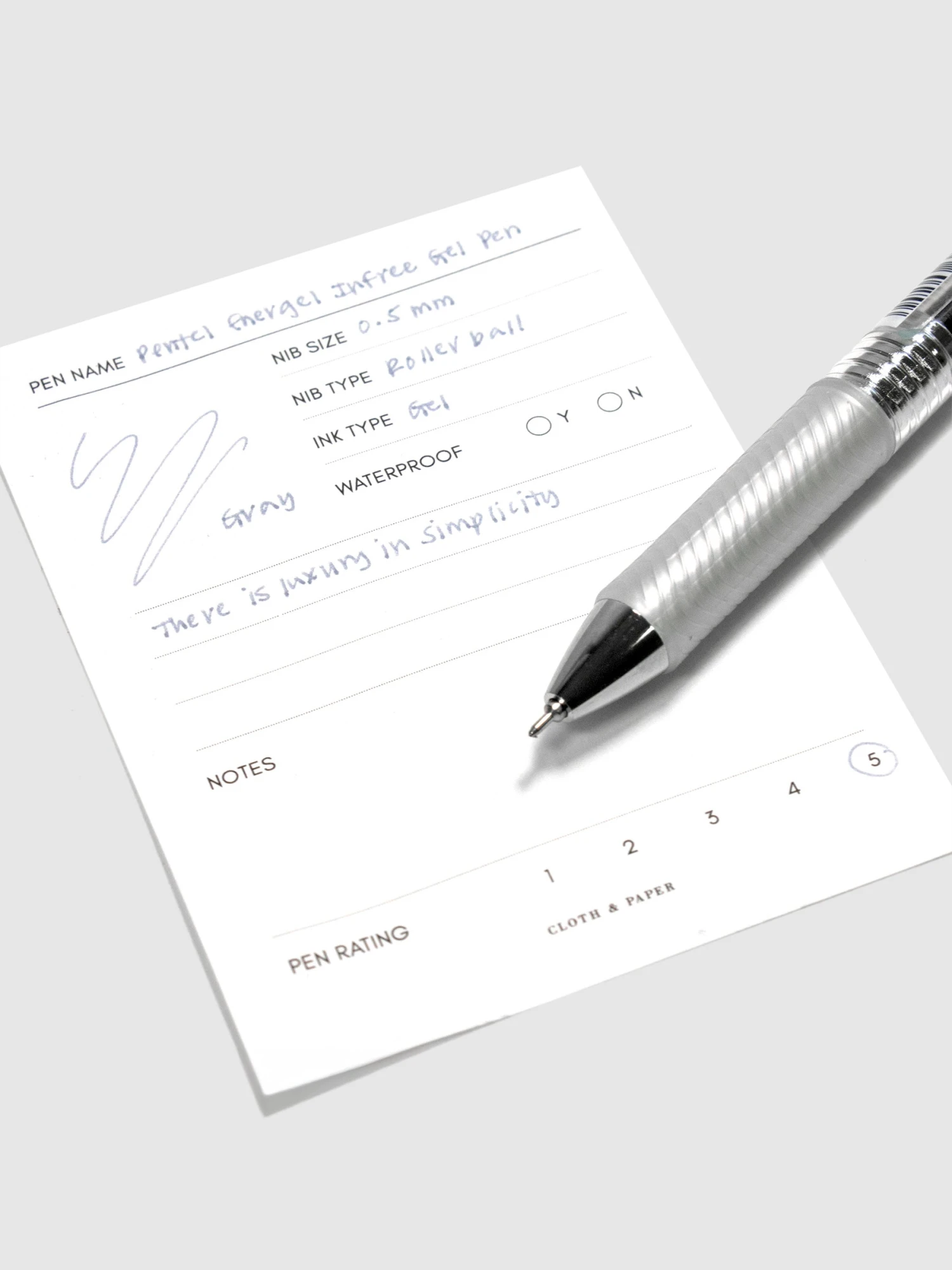 Pentel EnerGel Infree Gel Pen(Pentel Energel Infree) 8 Pentel EnerGel Infree Gel Pen(Pentel Energel Infree) - Image 8