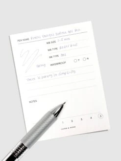 Pentel EnerGel Infree Gel Pen(Pentel Energel Infree) 23 Pentel EnerGel Infree Gel Pen(Pentel Energel Infree) -Cloth And Paper Shop Pentel EnerGel Infree Gel Pen Gray Writing Sample CP 1