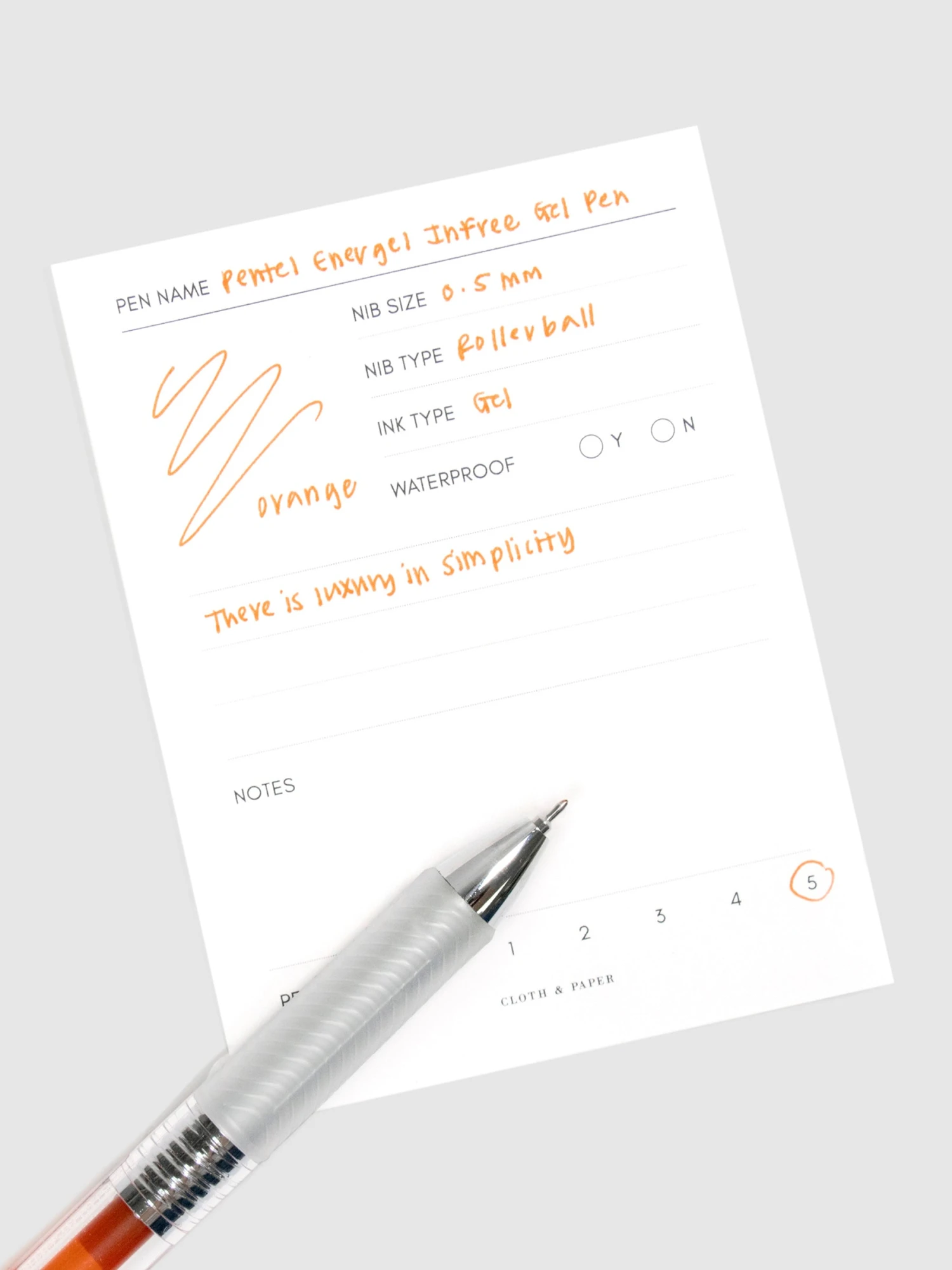 Pentel EnerGel Infree Gel Pen(Pentel Energel Infree) 12 Pentel EnerGel Infree Gel Pen(Pentel Energel Infree) - Image 12