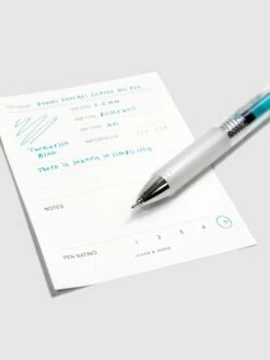 Pentel EnerGel Infree Gel Pen(Pentel Energel Infree) 28 Pentel EnerGel Infree Gel Pen(Pentel Energel Infree) -Cloth And Paper Shop Pentel EnerGel Infree Gel Pen Turquoise Blue Nib CP 1