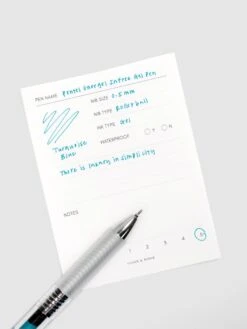 Pentel EnerGel Infree Gel Pen(Pentel Energel Infree) 29 Pentel EnerGel Infree Gel Pen(Pentel Energel Infree) -Cloth And Paper Shop Pentel EnerGel Infree Gel Pen Turquoise Blue Writing Sample CP 1