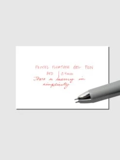 Pentel Floatune Gel Pen(Pentel Floatune Gel Pen) 11 Pentel Floatune Gel Pen(Pentel Floatune Gel Pen) -Cloth And Paper Shop Pentel Floatune Gel Pen 0.4mm Red CP 1