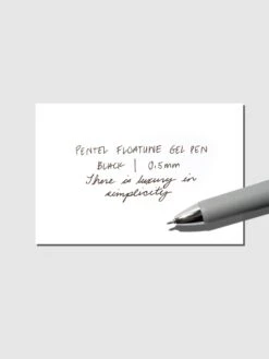 Pentel Floatune Gel Pen(Pentel Floatune Gel Pen) 13 Pentel Floatune Gel Pen(Pentel Floatune Gel Pen) -Cloth And Paper Shop Pentel Floatune Gel Pen 0.5mm Black CP 1