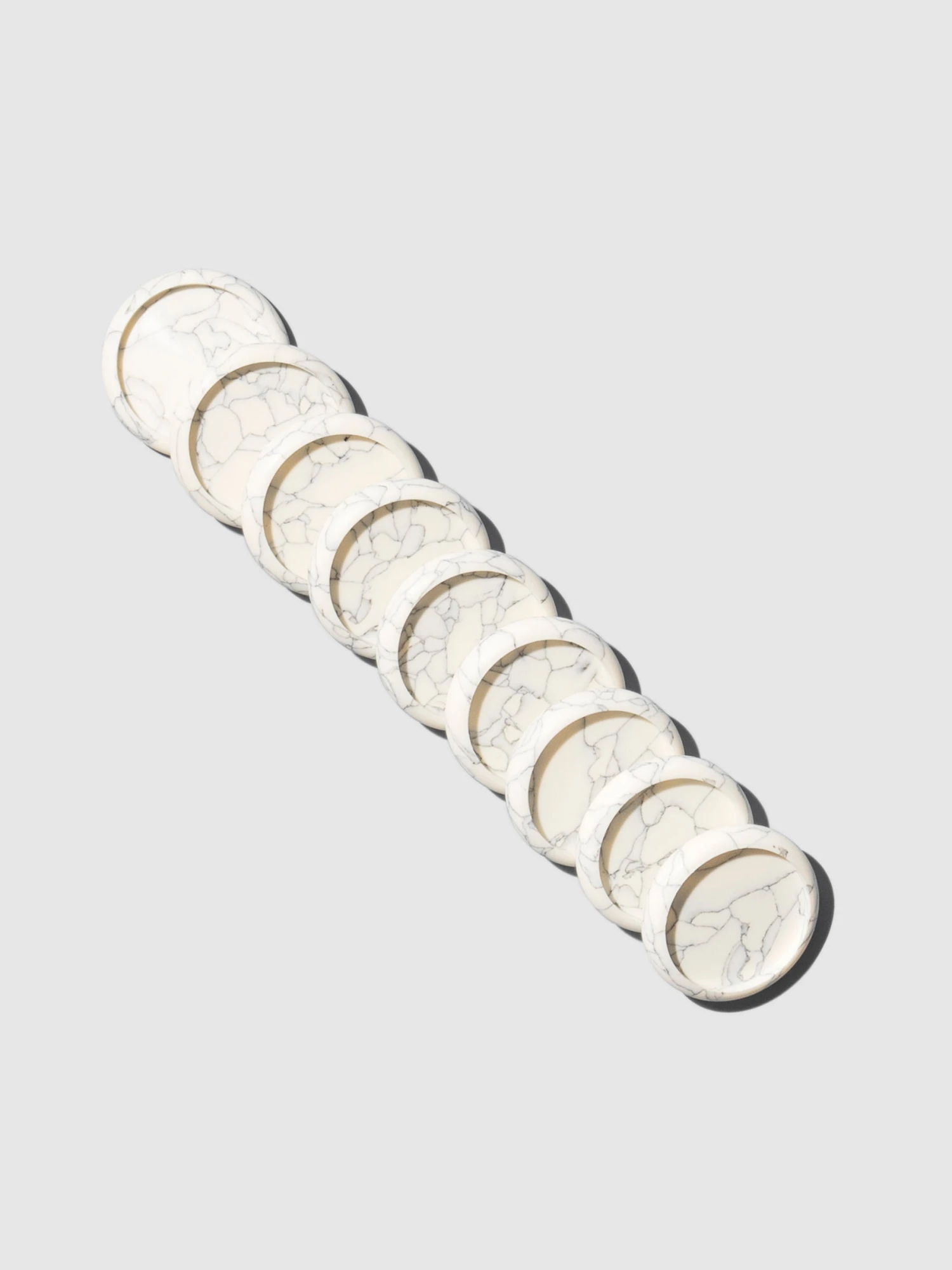 Planner Discs | 1 Inch | White Marble(Planner Discs 1 Inch White Marble) 1 Planner Discs | 1 Inch | White Marble(Planner Discs 1 Inch White Marble)