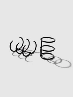 Planner Rings | 1 Inch(Planner Rings 1 Inch) 9 Planner Rings | 1 Inch(Planner Rings 1 Inch) -Cloth And Paper Shop Planner Rings 1 Inch Black CP 1