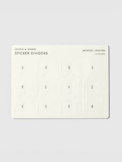 Planner Sticker Dividers(Planner Sticker Dividers) 6 Planner Sticker Dividers(Planner Sticker Dividers) -Cloth And Paper Shop Planner Sticker Dividers Angora Months CP 1