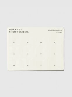 Planner Sticker Dividers(Planner Sticker Dividers) 7 Planner Sticker Dividers(Planner Sticker Dividers) -Cloth And Paper Shop Planner Sticker Dividers Angora Numbers CP 1