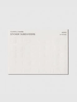 Planner Sticker Subdividers(Planner Sticker Subdividers)