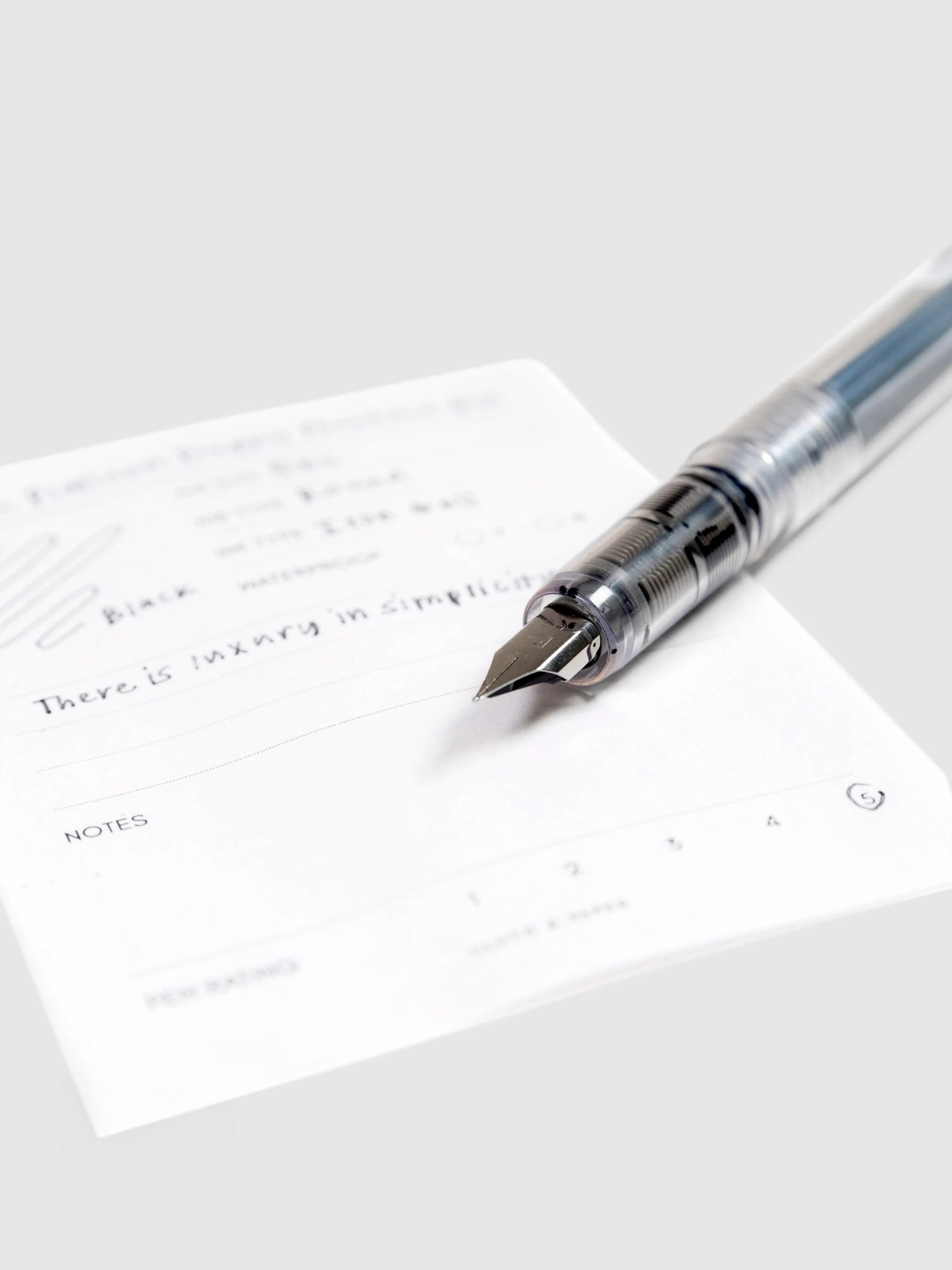 Platinum Preppy Fountain Pen | Crystal(Platinum Preppy Fountain Pen 03 Fine Nib Crystal Black Ink) 4 Platinum Preppy Fountain Pen | Crystal(Platinum Preppy Fountain Pen 03 Fine Nib Crystal Black Ink) - Image 4