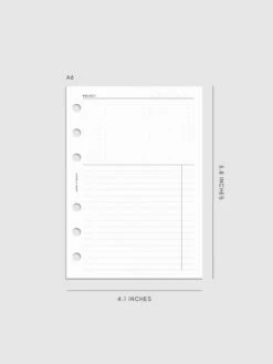Project Management Inserts | Refreshed Layout(Project Management Inserts Refreshed Layout) 31 Project Management Inserts | Refreshed Layout(Project Management Inserts Refreshed Layout) -Cloth And Paper Shop Project Management Inserts Refreshed Layout Mockup A6 CP 1