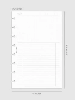 Project Management Inserts | Refreshed Layout(Project Management Inserts Refreshed Layout) 36 Project Management Inserts | Refreshed Layout(Project Management Inserts Refreshed Layout) -Cloth And Paper Shop Project Management Inserts Refreshed Layout Mockup HL CP 1