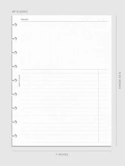 Project Management Inserts | Refreshed Layout(Project Management Inserts Refreshed Layout) 37 Project Management Inserts | Refreshed Layout(Project Management Inserts Refreshed Layout) -Cloth And Paper Shop Project Management Inserts Refreshed Layout Mockup HPC CP 1