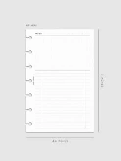 Project Management Inserts | Refreshed Layout(Project Management Inserts Refreshed Layout) 35 Project Management Inserts | Refreshed Layout(Project Management Inserts Refreshed Layout) -Cloth And Paper Shop Project Management Inserts Refreshed Layout Mockup HPM CP 1