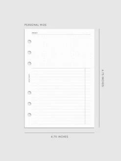 Project Management Inserts | Refreshed Layout(Project Management Inserts Refreshed Layout) 34 Project Management Inserts | Refreshed Layout(Project Management Inserts Refreshed Layout) -Cloth And Paper Shop Project Management Inserts Refreshed Layout Mockup PersonalWide CP 1