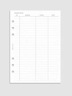 Purchase Tracker Inserts(Purchase Tracker Inserts)
