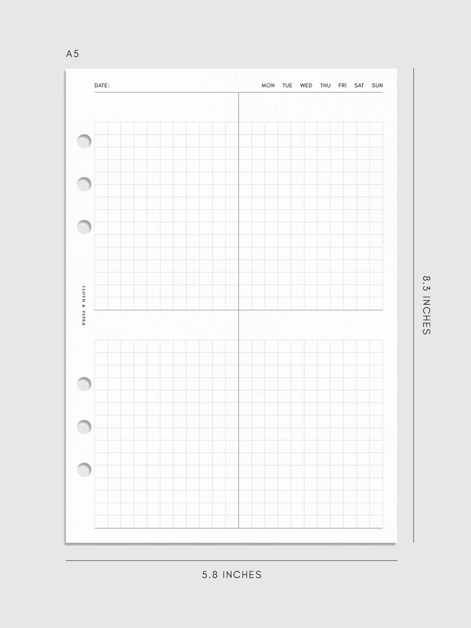 Quad Graph Planner Inserts(Quad Graph Planner Inserts) 2 Quad Graph Planner Inserts(Quad Graph Planner Inserts) - Image 2