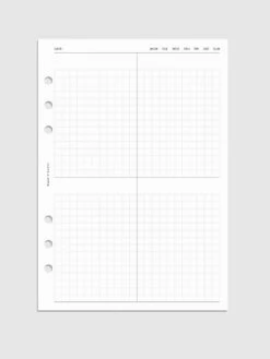 Quad Graph Planner Inserts(Quad Graph Planner Inserts)