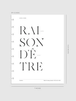 Reason Vellum Planner Dashboard(Reason Vellum Planner Dashboard) -Cloth And Paper Shop Reason Vellum Planner Dashboard HPC CP 1