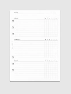 Routine Builder Planner Inserts(Routine Builder Planner Inserts)