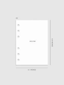 Routine Builder Planner Inserts(Routine Builder Planner Inserts) 26 Routine Builder Planner Inserts(Routine Builder Planner Inserts) -Cloth And Paper Shop Routine Builder Planner Inserts A6 CP 1