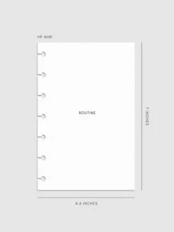 Routine Builder Planner Inserts(Routine Builder Planner Inserts) 27 Routine Builder Planner Inserts(Routine Builder Planner Inserts) -Cloth And Paper Shop Routine Builder Planner Inserts HPM CP 1