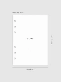 Routine Builder Planner Inserts(Routine Builder Planner Inserts) 29 Routine Builder Planner Inserts(Routine Builder Planner Inserts) -Cloth And Paper Shop Routine Builder Planner Inserts PW CP 1