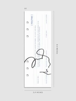 Routine Half Planner Dashboard(Routine Half Planner Dashboard) 29 Routine Half Planner Dashboard(Routine Half Planner Dashboard) -Cloth And Paper Shop Routine Half Planner Dashboard A5 CP 6