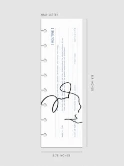 Routine Half Planner Dashboard(Routine Half Planner Dashboard) 30 Routine Half Planner Dashboard(Routine Half Planner Dashboard) -Cloth And Paper Shop Routine Half Planner Dashboard HL CP 1