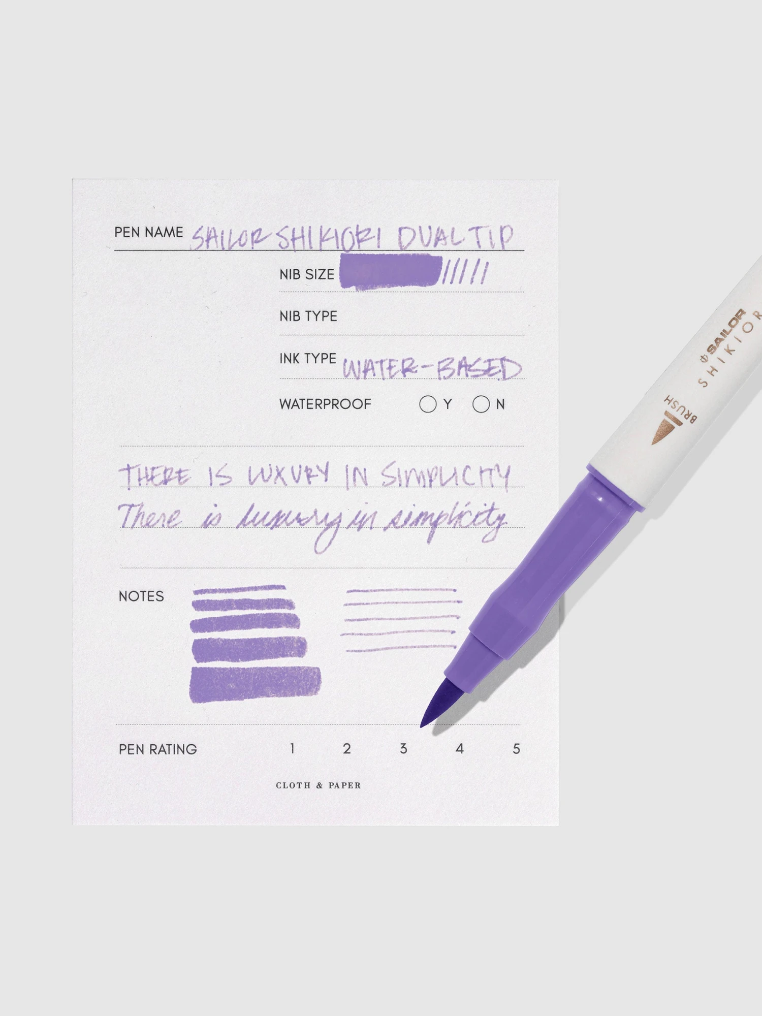 Sailor Shikiori Dual Tip Brush Pen(Sailor Shikiori Dual Tip Brush Pen) 8 Sailor Shikiori Dual Tip Brush Pen(Sailor Shikiori Dual Tip Brush Pen) - Image 8