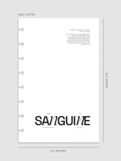 Sanguine Vellum Planner Dashboard(Sanguine Vellum Planner Dashboard) -Cloth And Paper Shop Sanguine Vellum Planner Dashboard Overlay HL CP 1