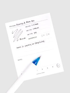 Schneider® Schneider Always A Fave Pen(Always A Fave Pen) 15 Schneider® Schneider Always A Fave Pen(Always A Fave Pen) -Cloth And Paper Shop Schneider Always A Fave Pen Dark Blue In Use CP 1