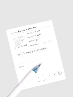 Schneider® Schneider Always A Fave Pen(Always A Fave Pen) 18 Schneider® Schneider Always A Fave Pen(Always A Fave Pen) -Cloth And Paper Shop Schneider Always A Fave Pen Light Blue In Use CP 1