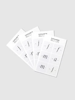 Stamp Planner Stickers(Stamp Planner Stickers) 22 Stamp Planner Stickers(Stamp Planner Stickers) -Cloth And Paper Shop Stamp Planner Stickers Months Set of 4 CP 3