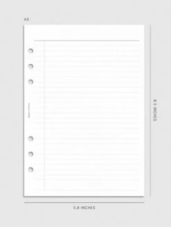 Task Planner Inserts(Task Planner Inserts) 25 Task Planner Inserts(Task Planner Inserts) -Cloth And Paper Shop Task Planner Inserts A5 CP 1