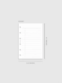 Task Planner Inserts(Task Planner Inserts) 19 Task Planner Inserts(Task Planner Inserts) -Cloth And Paper Shop Task Planner Inserts Pocket CP 1