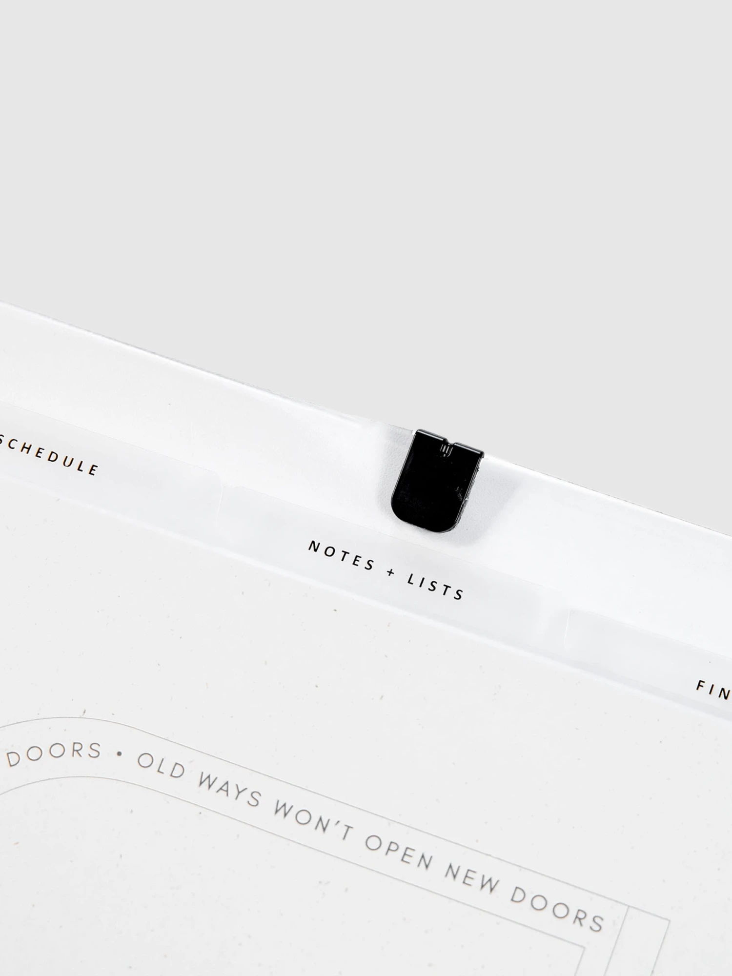 The Essentials Side Tab Planner Dividers | Glass Plastic(The Essentials Side Tab Planner Dividers Glass Plastic) 2 The Essentials Side Tab Planner Dividers | Glass Plastic(The Essentials Side Tab Planner Dividers Glass Plastic) - Image 2